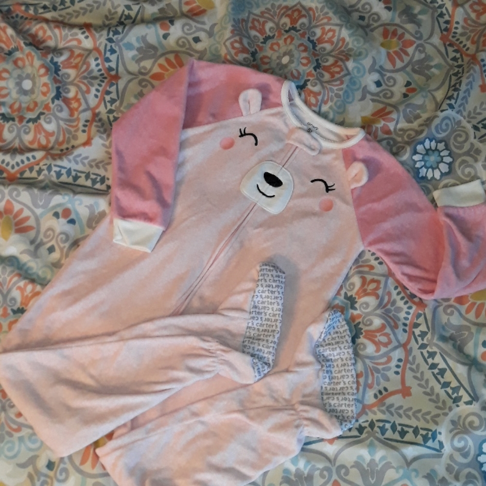 CARTERS pajamas footed with zipper